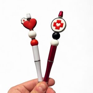 CUSTOM BEADED PENS SHOW FLYER LISTING! ❤️💜💙